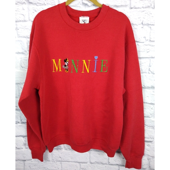 Disney Tops - Vintage 90's Disney Minnie Mouse Sweatshirt L